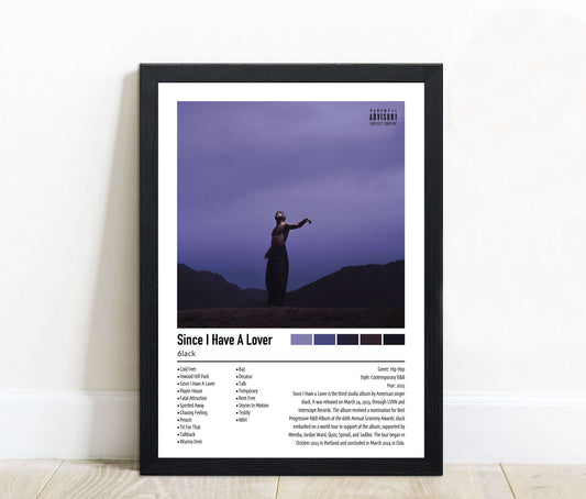6lack | Since I Have A Lover | Custom Album Cover Poster Print
