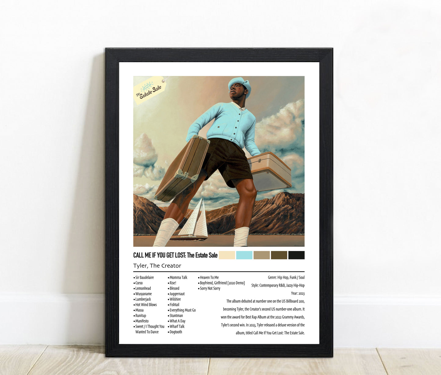 Tyler, The Creator | CALL ME IF YOU GET LOST: The Estate Sale | Custom Album Cover Poster Print