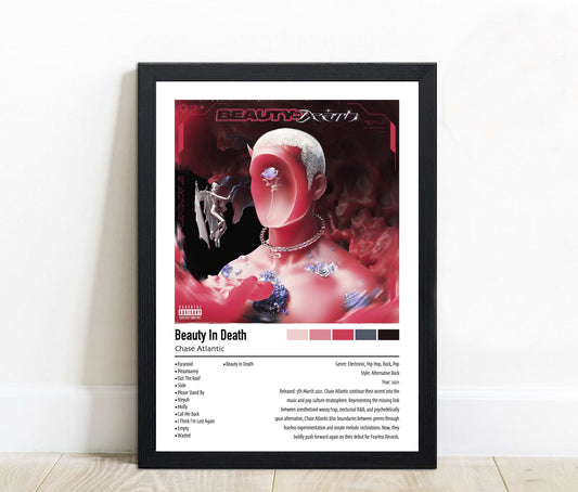 Chase Atlantic | Beauty In Death | Custom Album Cover Poster Print