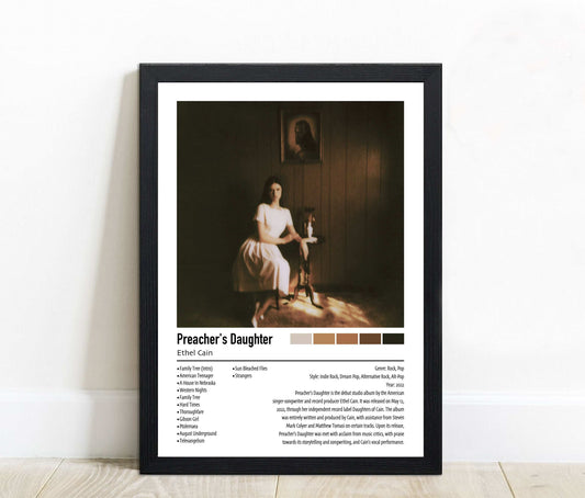 Ethel Cain | Preacher's Daughter | Custom Album Cover Poster Print