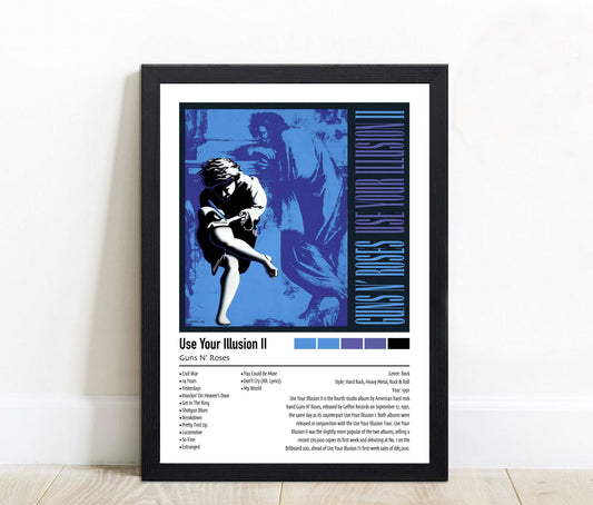 Guns N' Roses | Use Your Illusion II | Custom Album Cover Poster Print