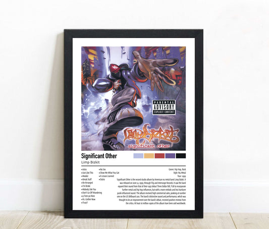Limp Bizkit | Significant Other | Custom Album Cover Poster Print