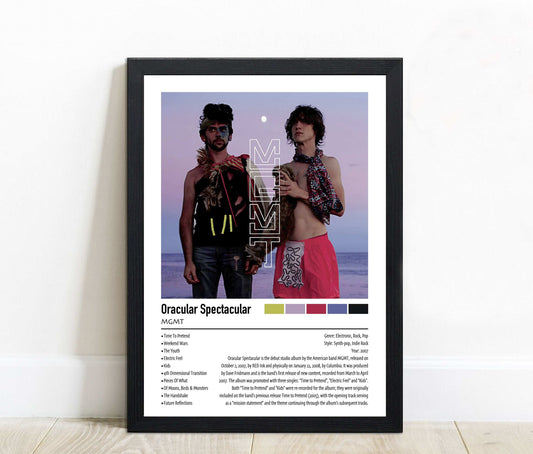 MGMT | Oracular Spectacular | Custom Album Cover Poster Print