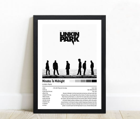 Linkin Park | Minutes To Midnight | Custom Album Cover Poster Print