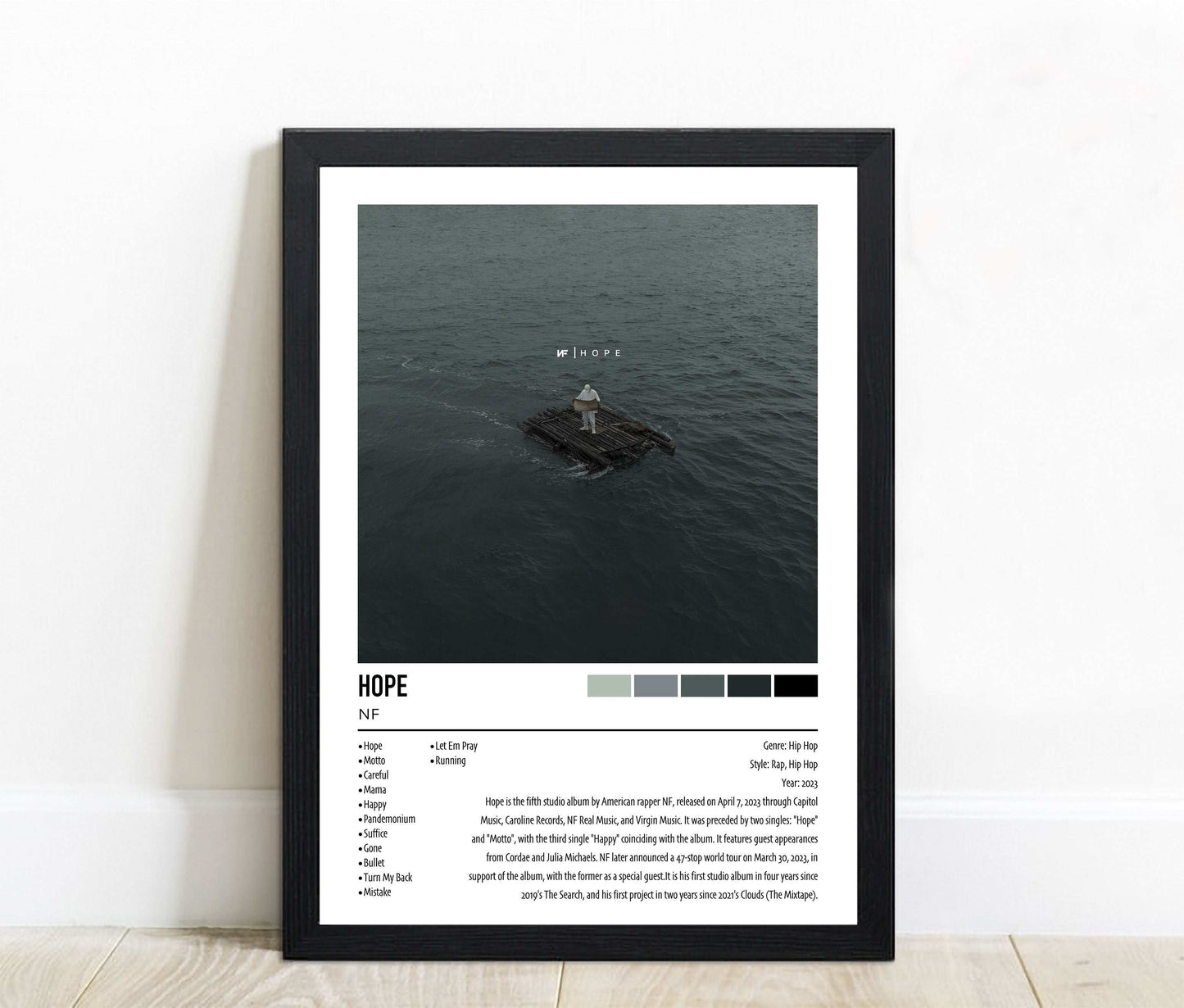 NF | HOPE | Custom Album Cover Poster Print