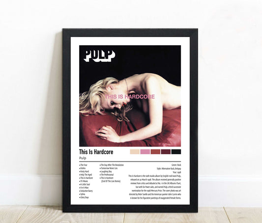 Pulp | This Is Hardcore | Custom Album Cover Poster Print