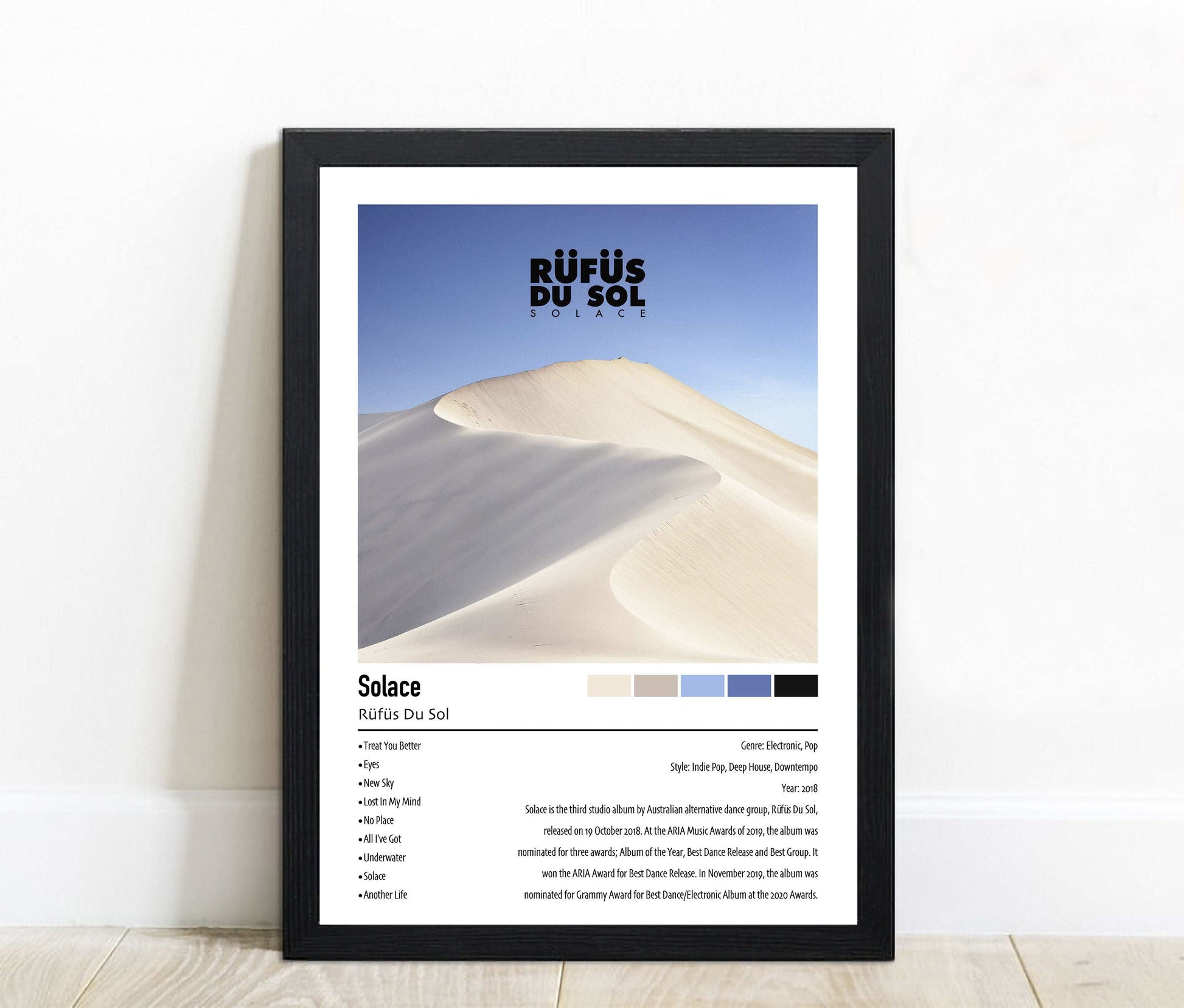 Rüfüs Du Sol | Solace | Custom Album Cover Poster Print