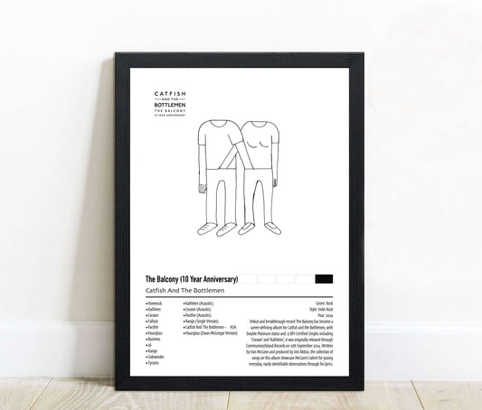 Catfish And The Bottlemen | The Balcony (10 Year Anniversary) | Custom Album Cover Poster Print
