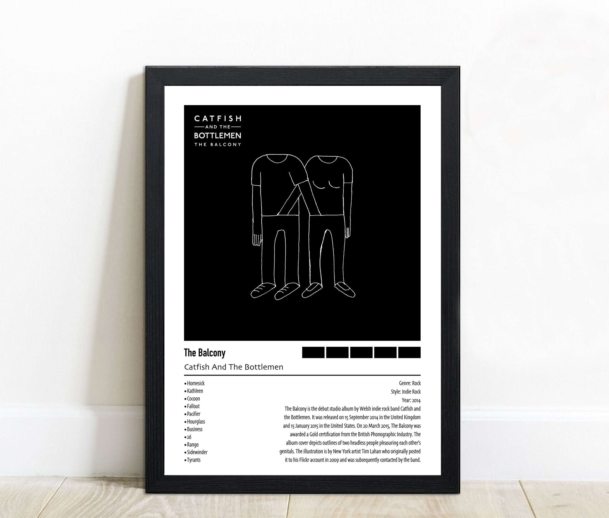 Catfish And The Bottlemen | The Balcony | Custom Album Cover Poster Print