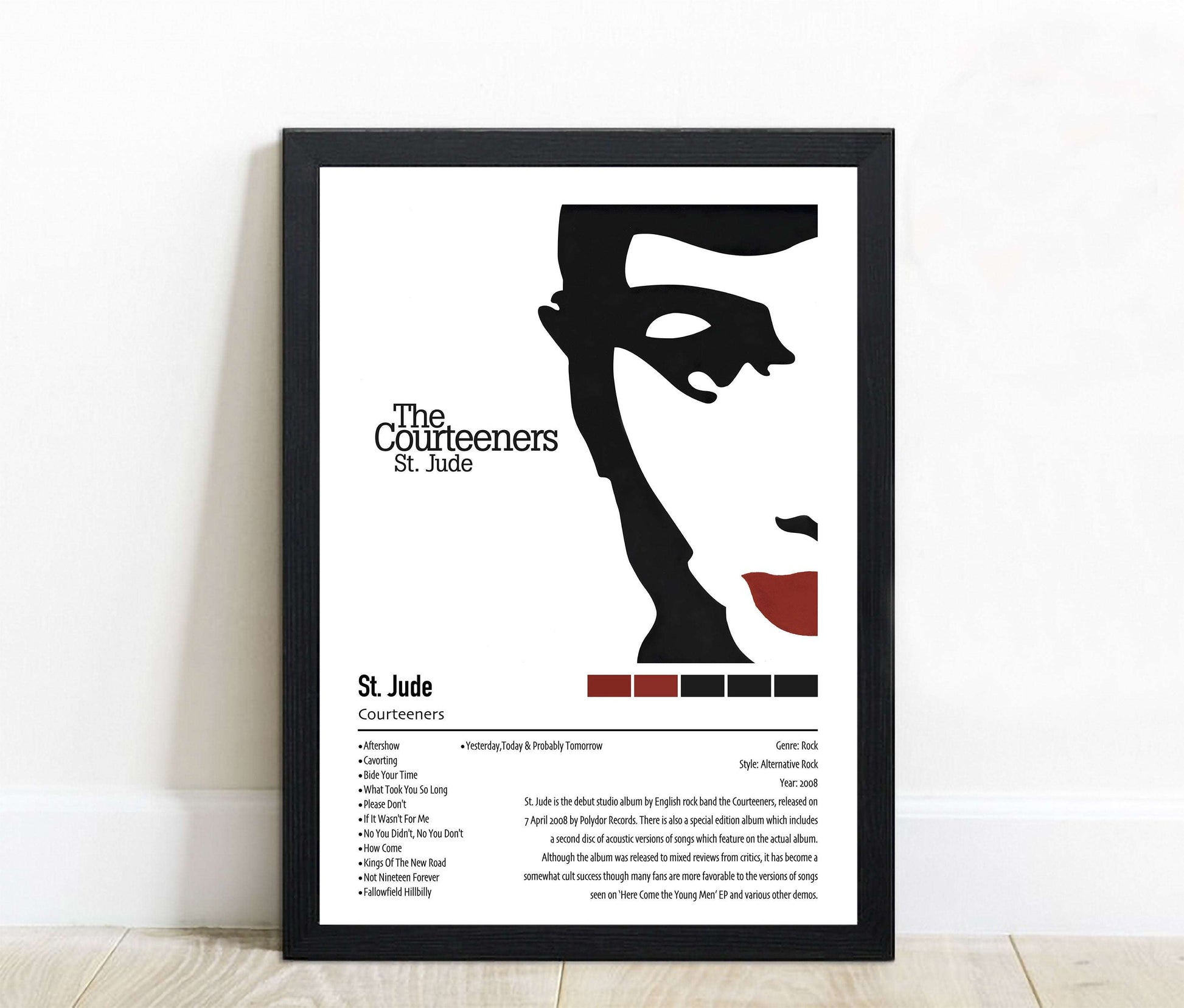 Courteeners | St. Jude | Custom Album Cover Poster Print