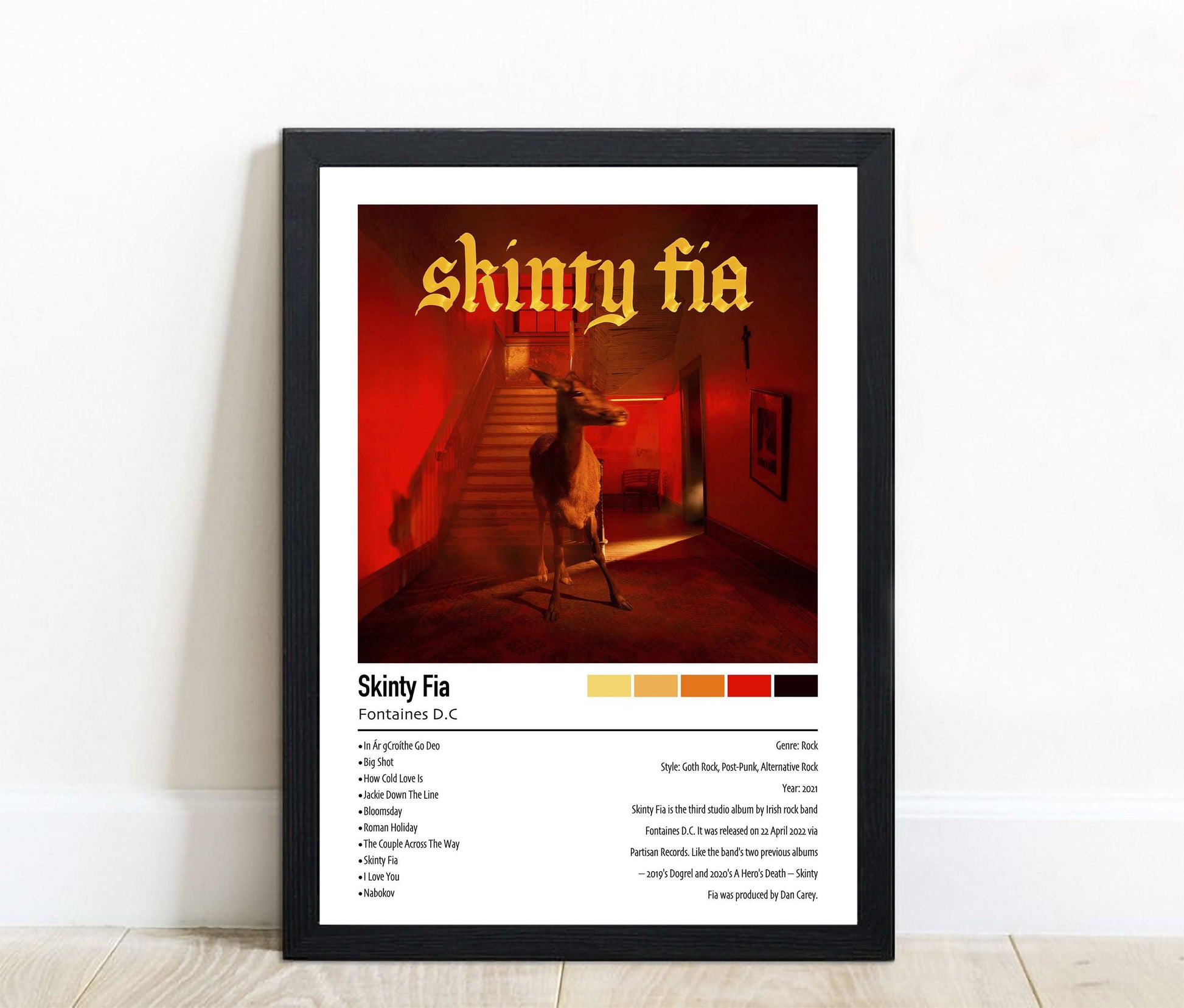 Fontaines D.C. | Skinty Fia | Custom Album Cover Poster Print