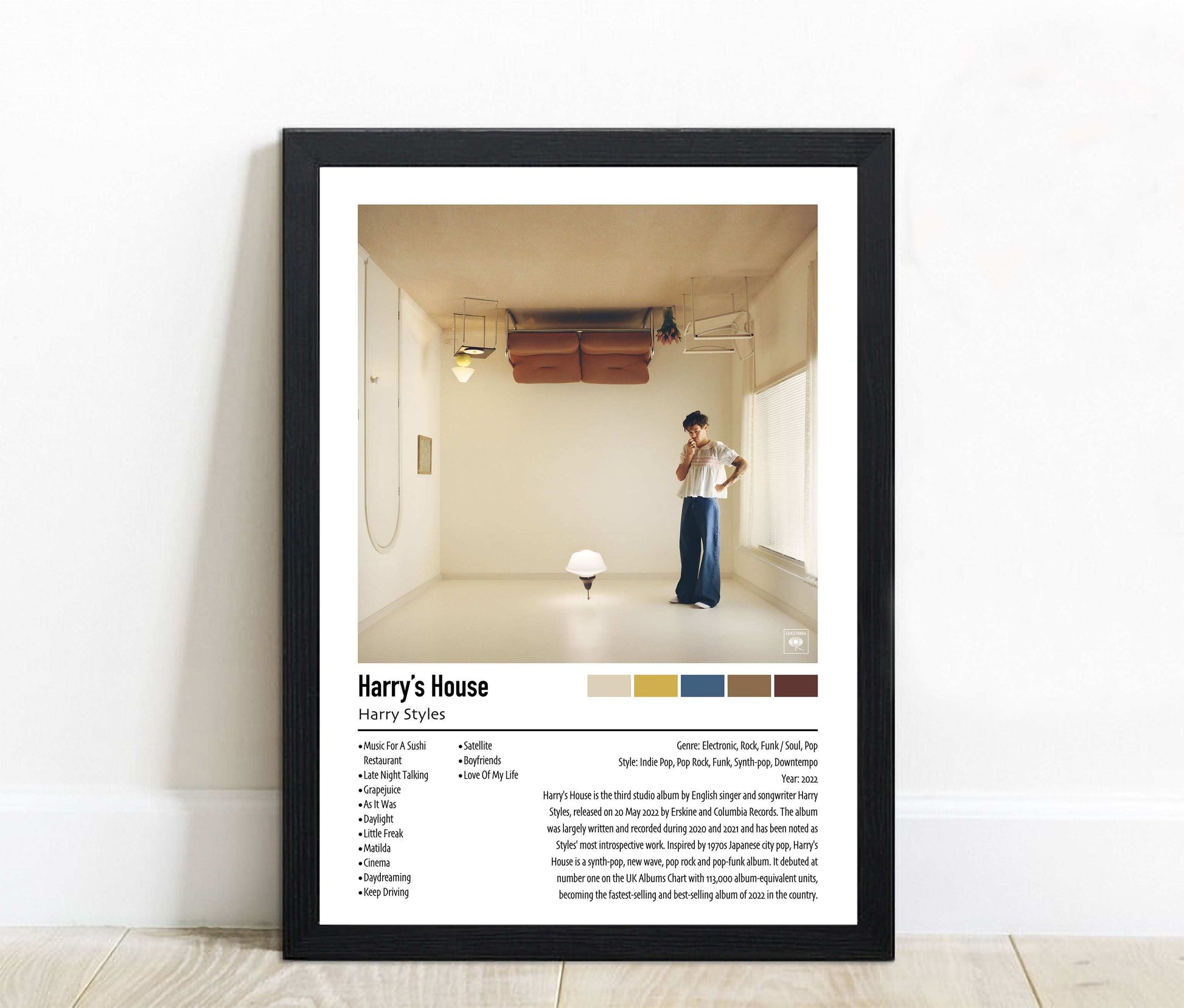 Harry Styles | Harry's House | Custom Album Cover Poster Print