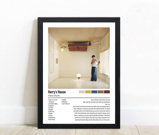 Harry Styles | Harry's House | Custom Album Cover Poster Print