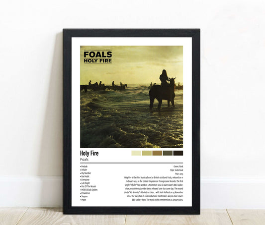 Foals | Holy Fire | Custom Album Cover Poster Print