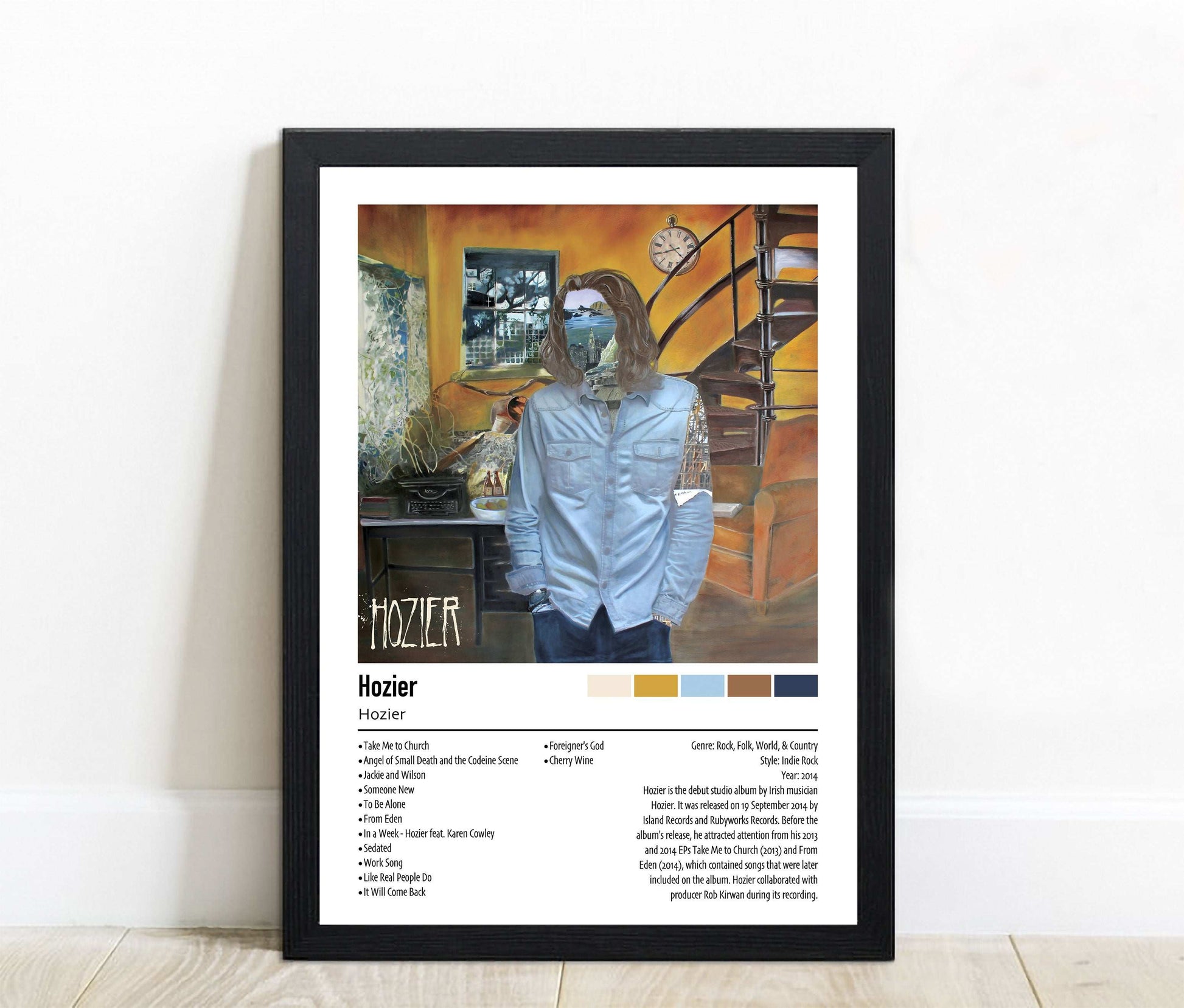 Hozier | Hozier | Custom Album Cover Poster Print