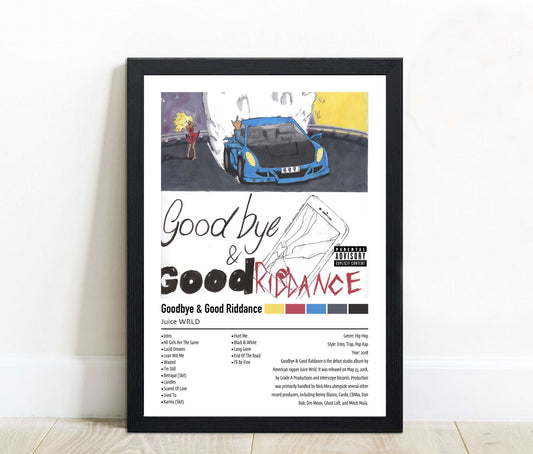 Juice WRLD | Goodbye & Good Riddance | Custom Album Cover Poster Print