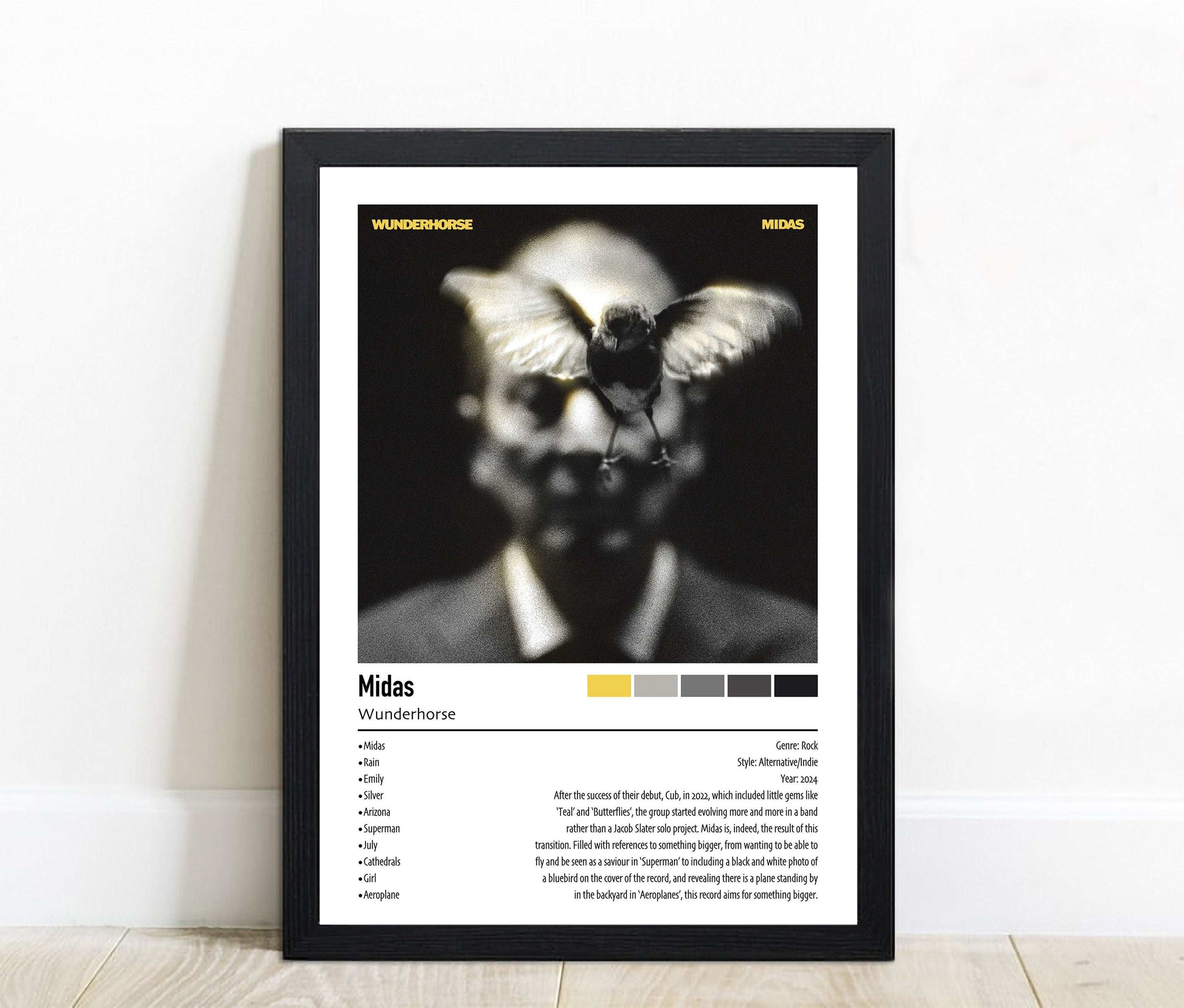 Wunderhorse | Midas | Custom Album Cover Poster Print