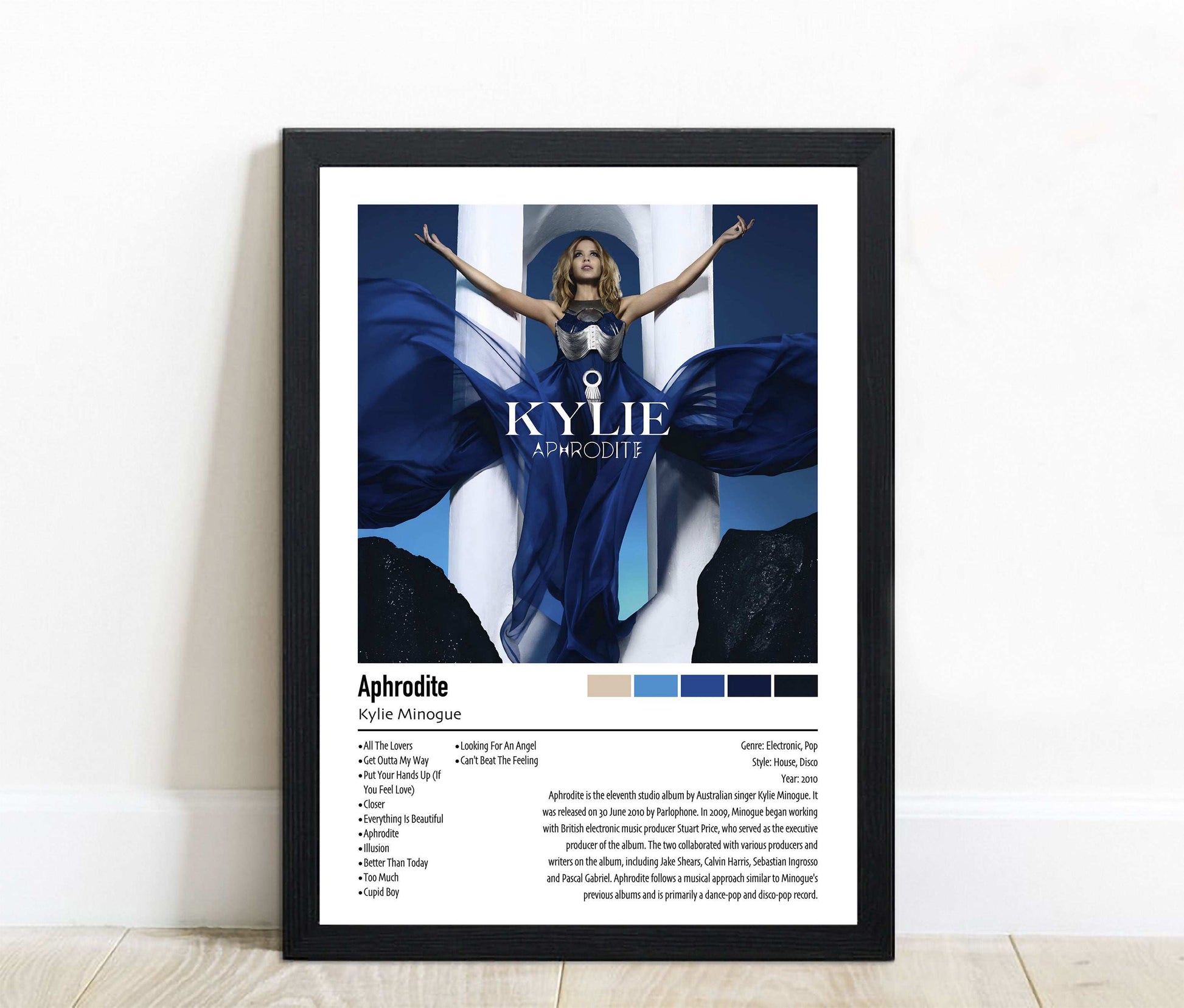 Kylie Minogue | Aphrodite | Custom Album Cover Poster Print