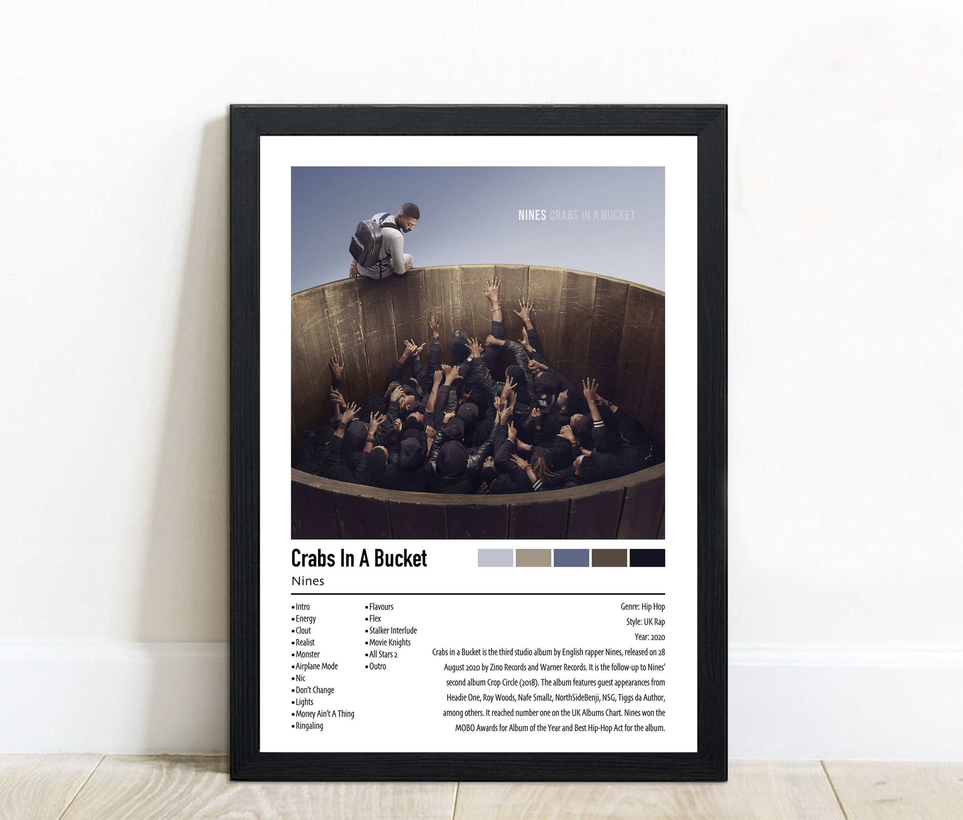 Nines | Crabs In A Bucket | Custom Album Cover Poster Print