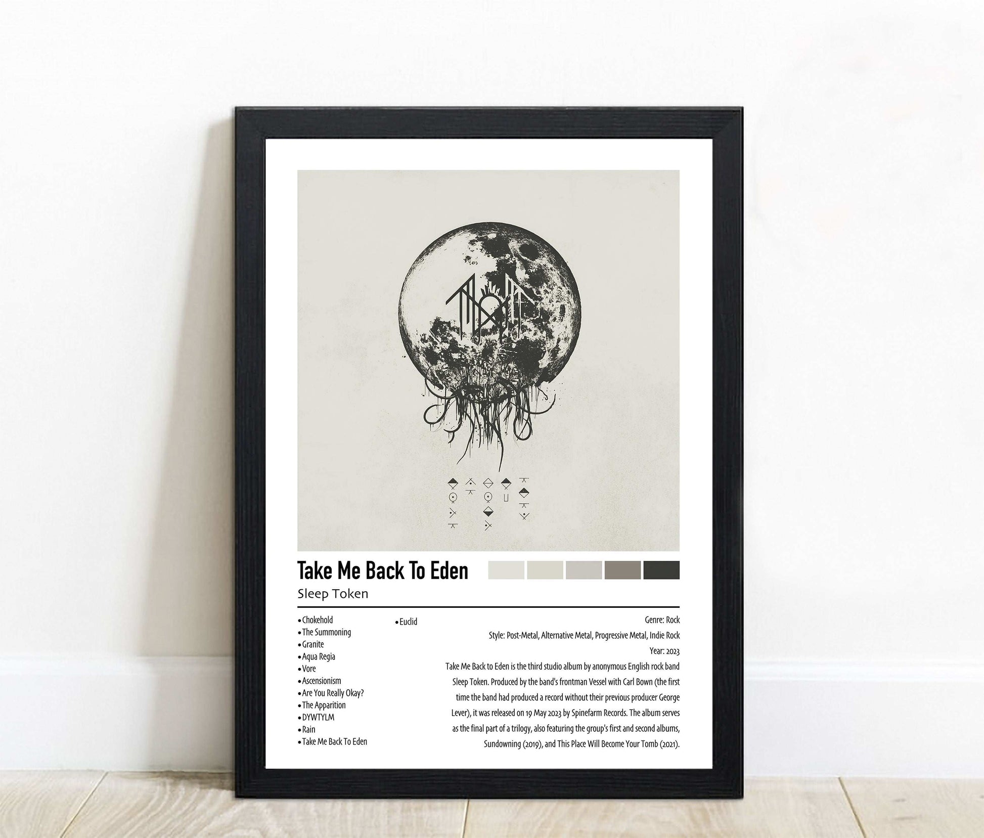 Sleep Token | Take Me Back To Eden | Custom Album Cover Poster Print