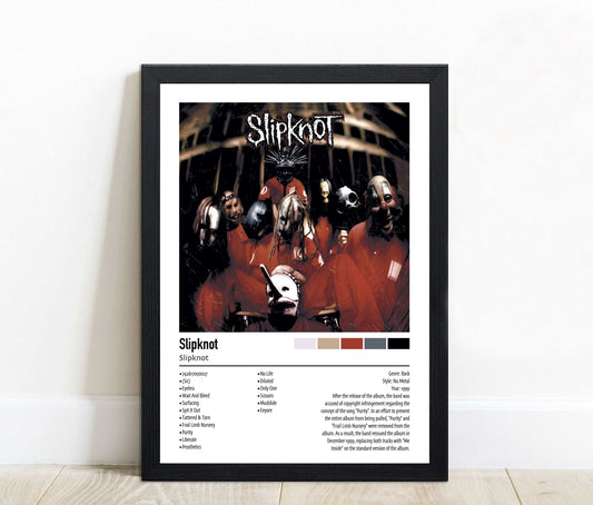 Slipknot | Slipknot | Custom Album Cover Poster Print