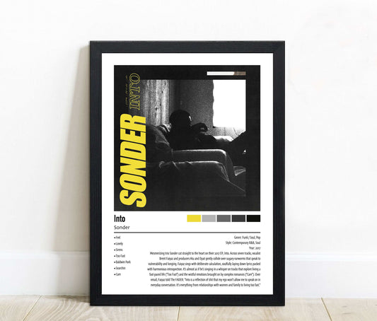 Sonder | Into | Custom Album Cover Poster Print