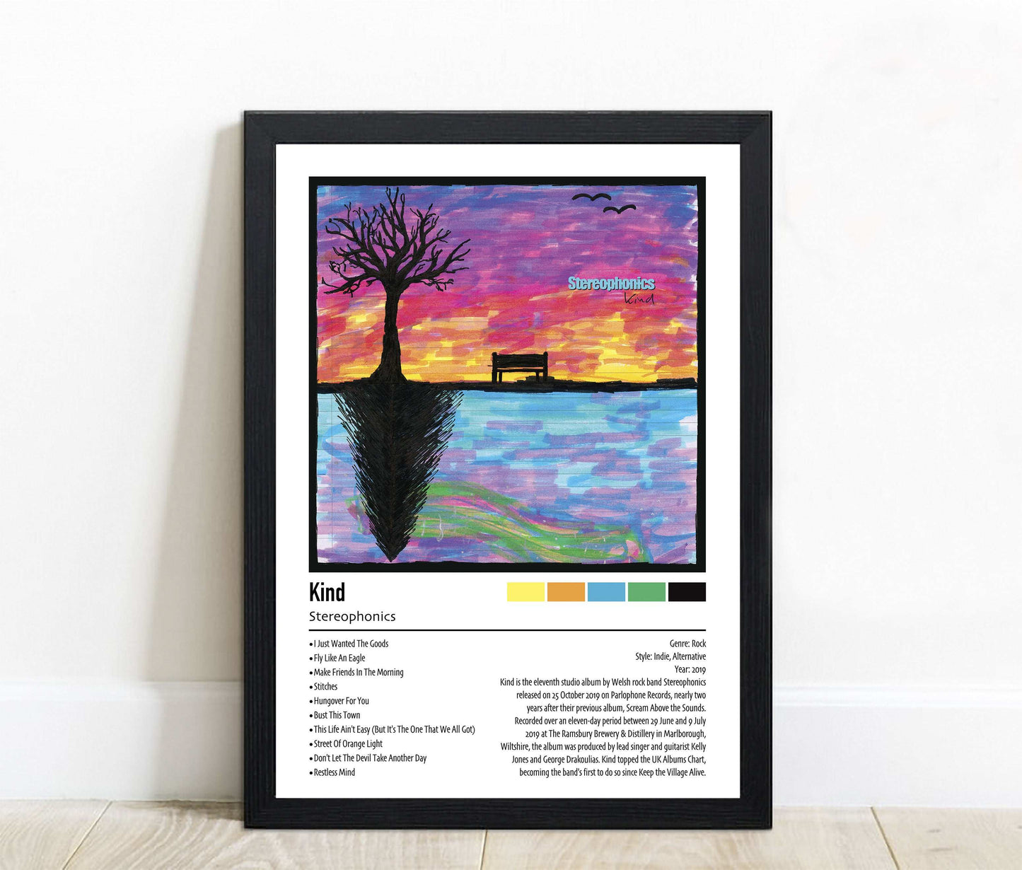 Stereophonics | Kind | Custom Album Cover Poster Print