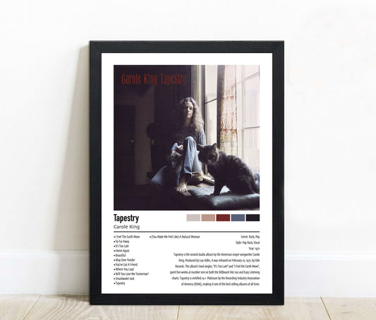 Carole King | Tapestry | Custom Album Cover Poster Print