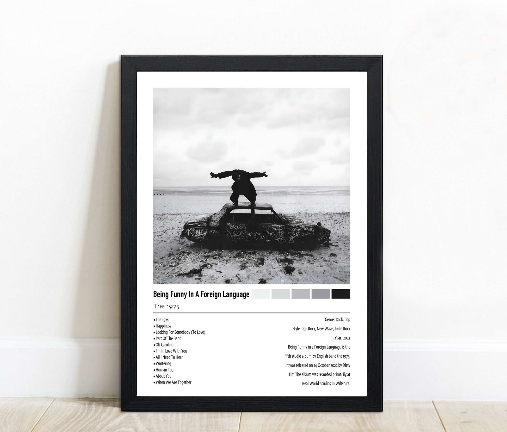 The 1975 | Being Funny In A Foreign Language | Custom Album Cover Poster Print