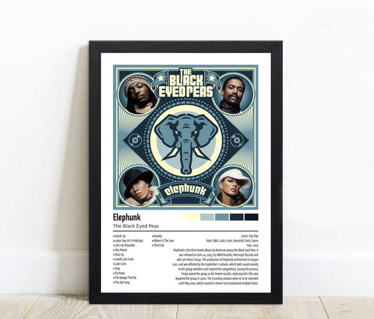 The Black Eyed Peas | Elephunk | Custom Album Cover Poster Print