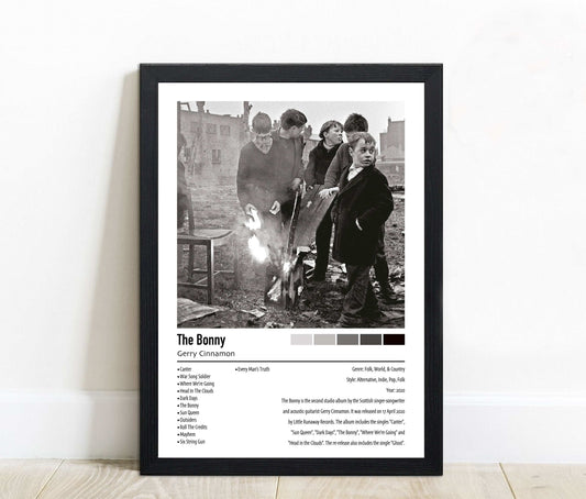 Gerry Cinnamon | The Bonny | Custom Album Cover Poster Print