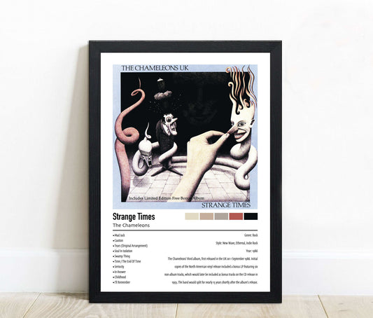 The Chameleons | Strange Times | Custom Album Cover Poster Print
