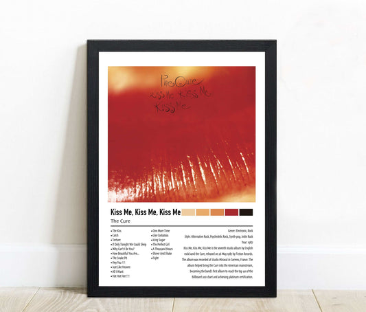 The Cure | Kiss Me, Kiss Me, Kiss Me | Custom Album Cover Poster Print