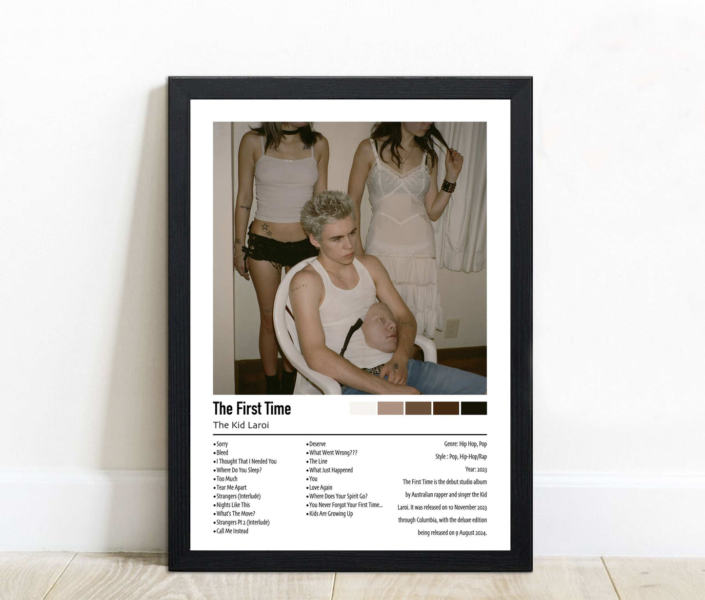 The Kid Laroi | The First Time | Custom Album Cover Poster Print
