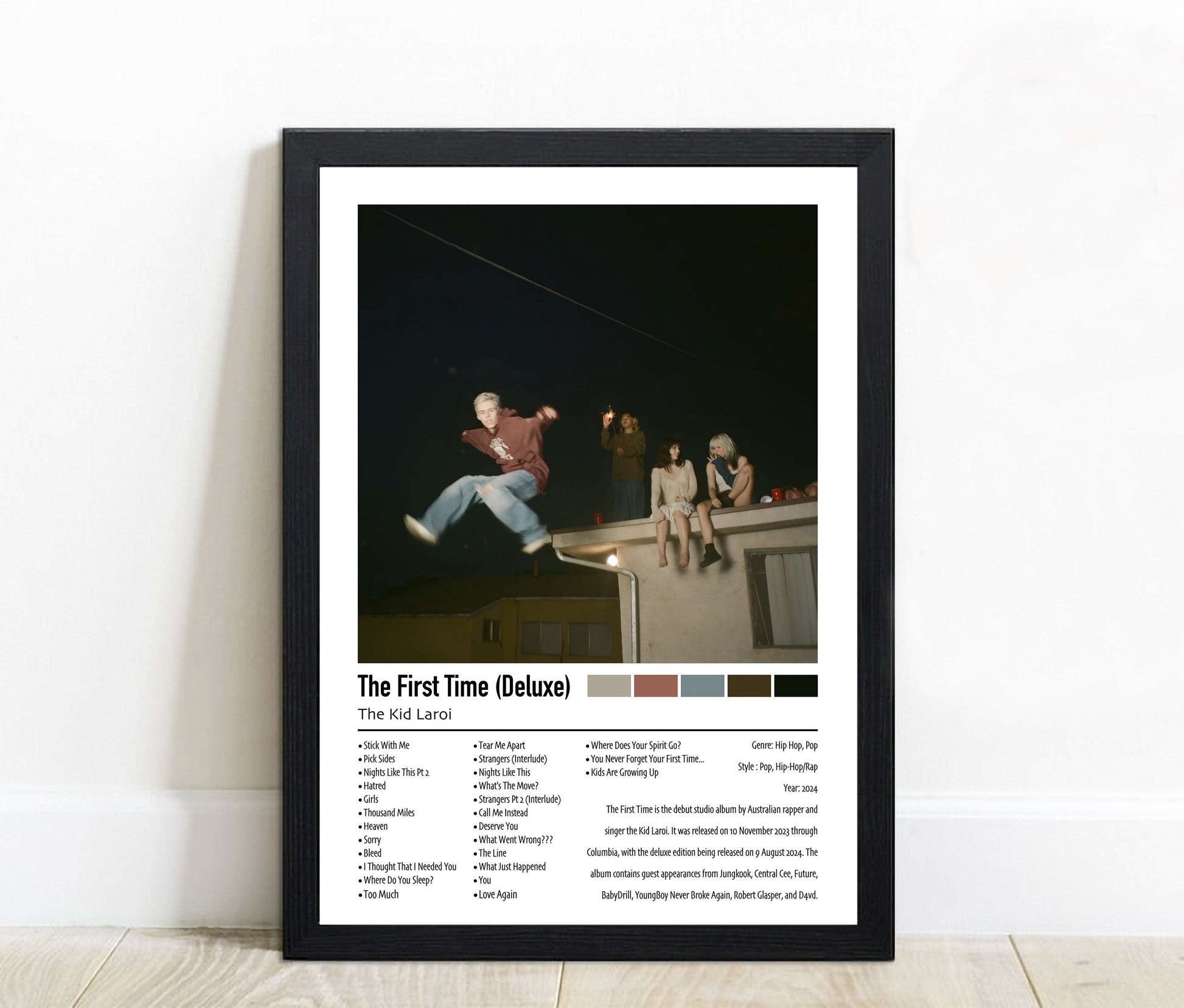 The Kid Laroi | The First Time (Deluxe) | Custom Album Cover Poster Print