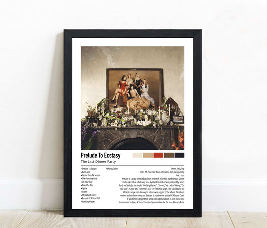 The Last Dinner Party | Prelude To Ecstasy | Custom Album Cover Poster Print