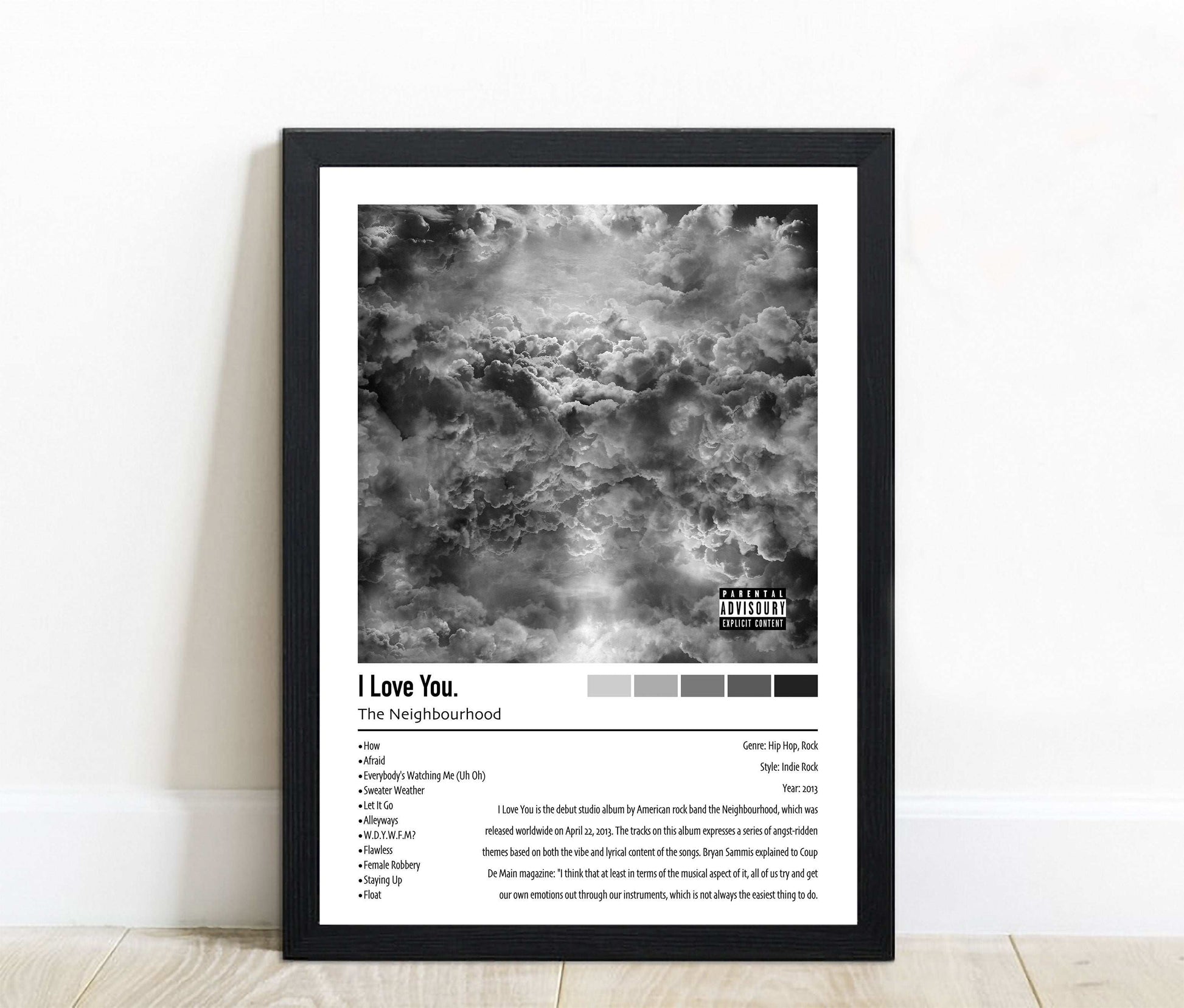 The Neighbourhood | I Love You. | Custom Album Cover Poster Print