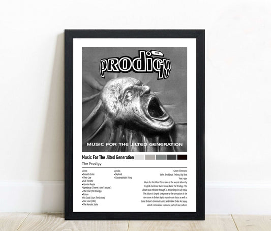 The Prodigy | Music For The Jilted Generation | Custom Album Cover Poster Print
