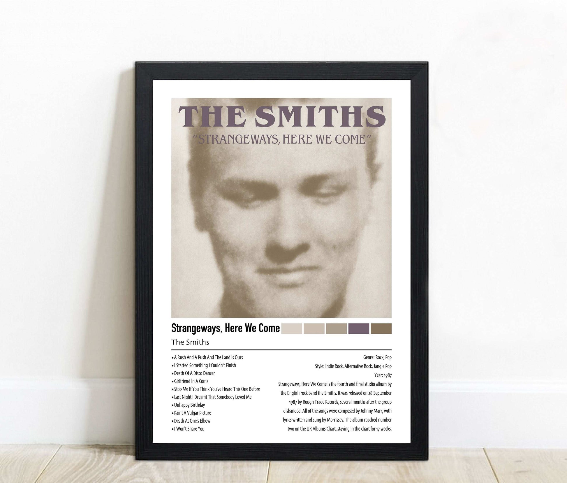 The Smiths | Strangeways, Here We Come | Custom Album Cover Poster Print
