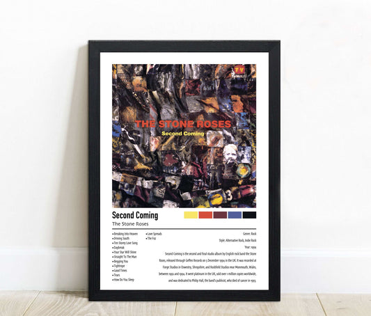 The Stone Roses | Second Coming | Custom Album Cover Poster Print