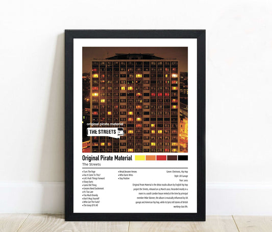 The Streets | Original Pirate Material | Custom Album Cover Poster Print