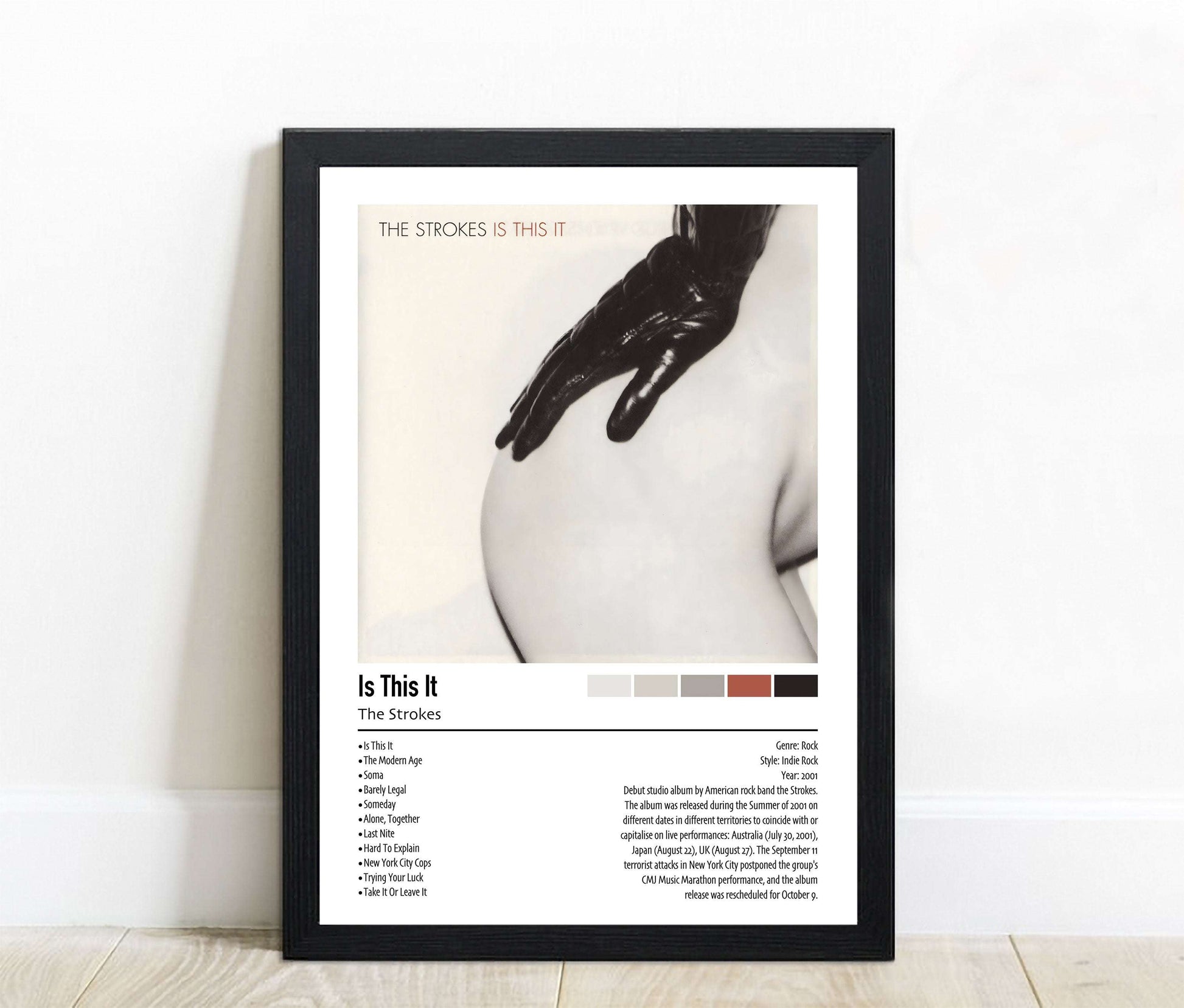 The Strokes | Is This It | Custom Album Cover Poster Print