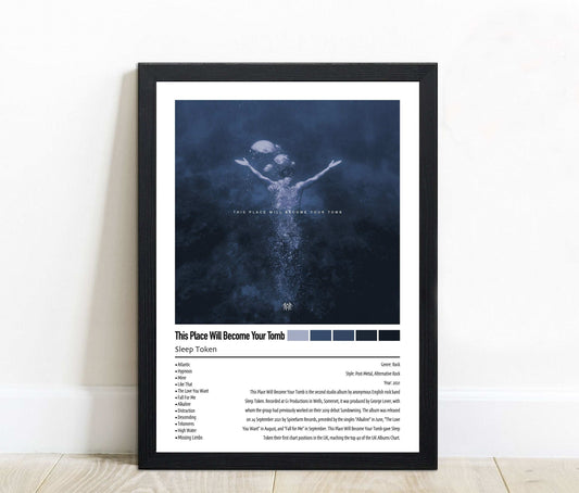Sleep Token | This Place Will Become Your Tomb | Custom Album Cover Poster Print
