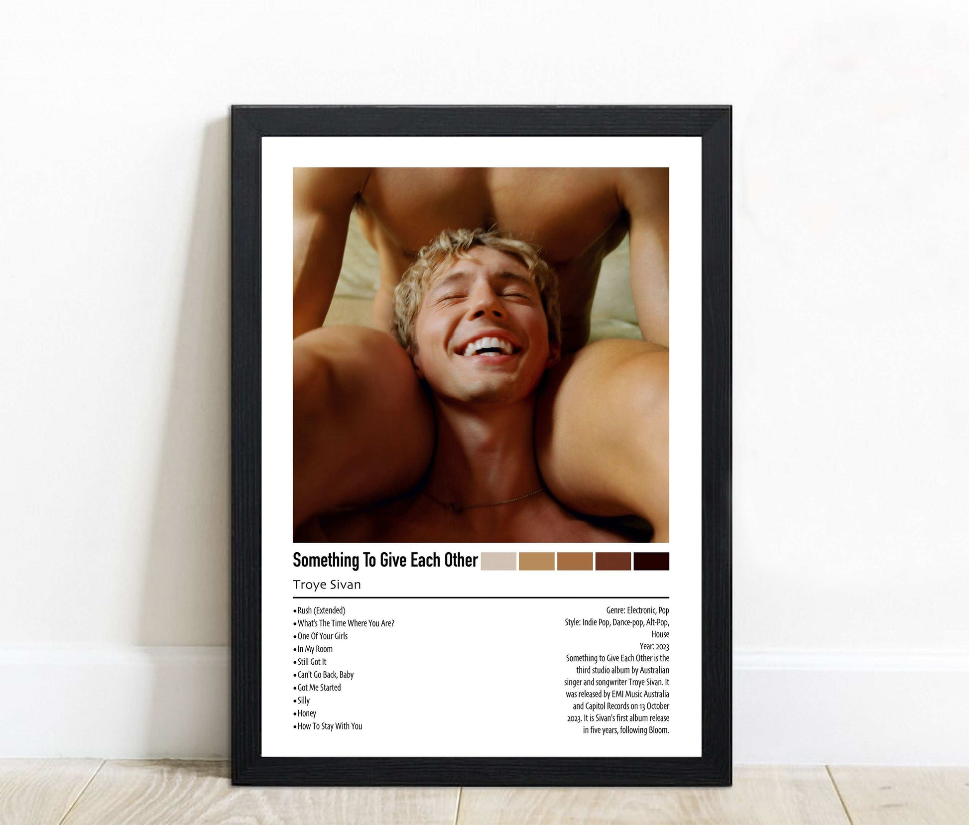 Troy Sivan | Something To Give Each Other | Custom Album Cover Poster Print