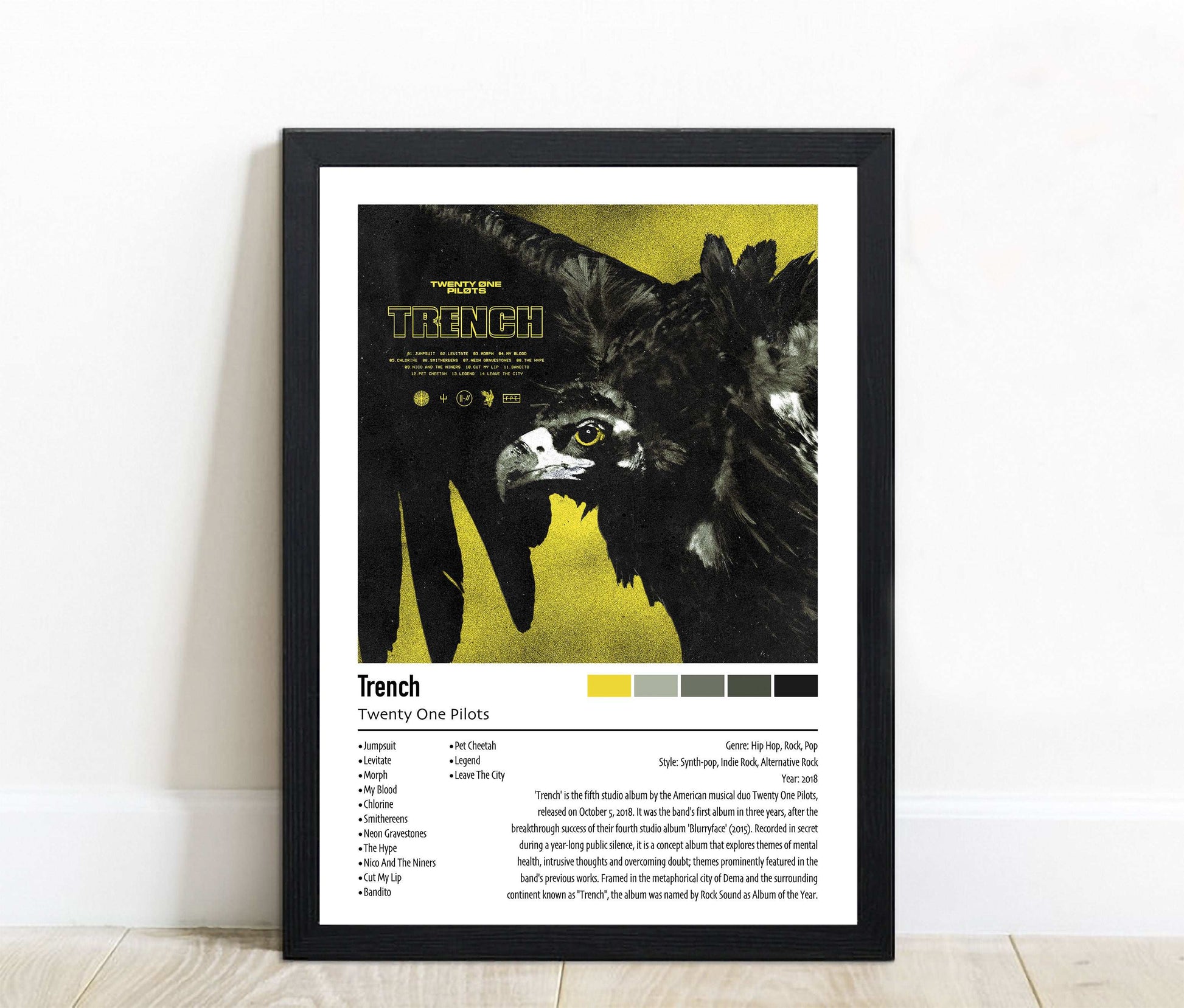 Twenty One Pilots | Trench | Custom Album Cover Poster Print