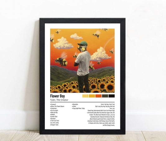 Tyler, The Creator | Flower Boy | Custom Album Cover Poster Print