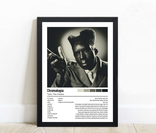 Tyler, The Creator | Chromakopia | Custom Album Cover Poster Print