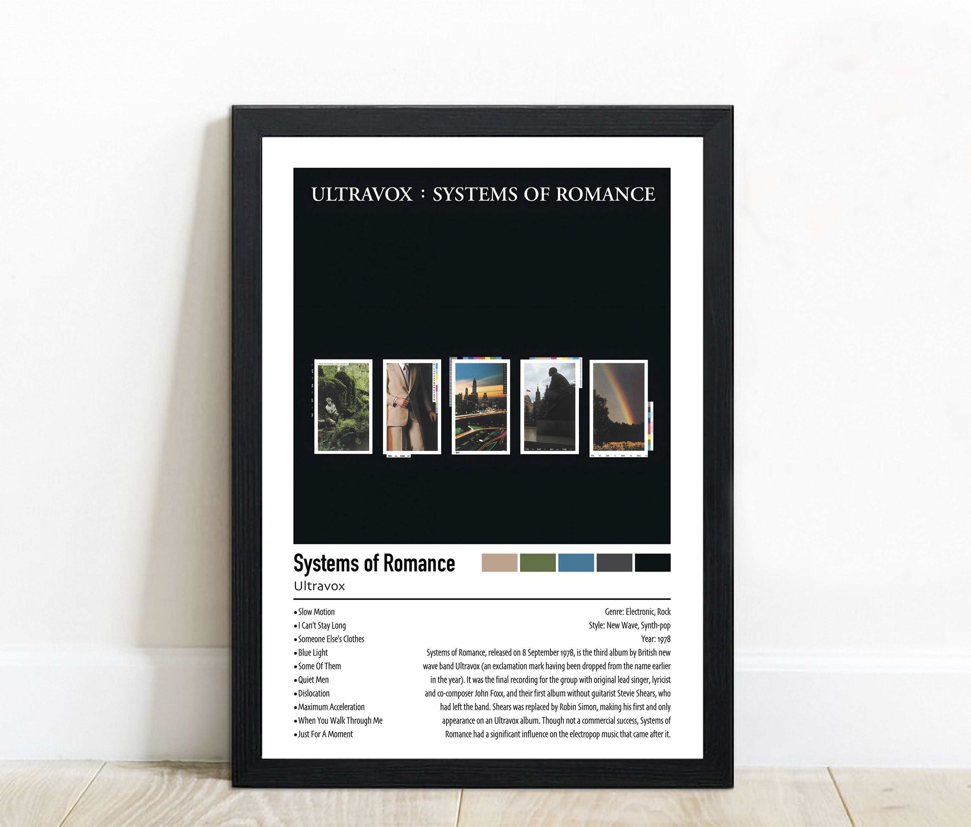 Ultravox | Systems of Romance | Custom Album Cover Poster Print