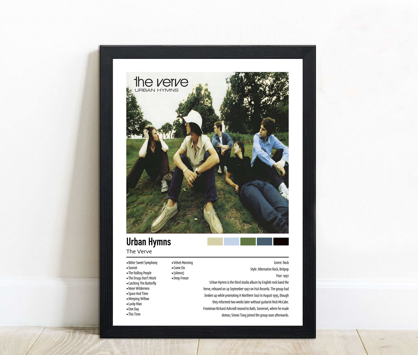 The Verve | Urban Hymns | Custom Album Cover Poster Print