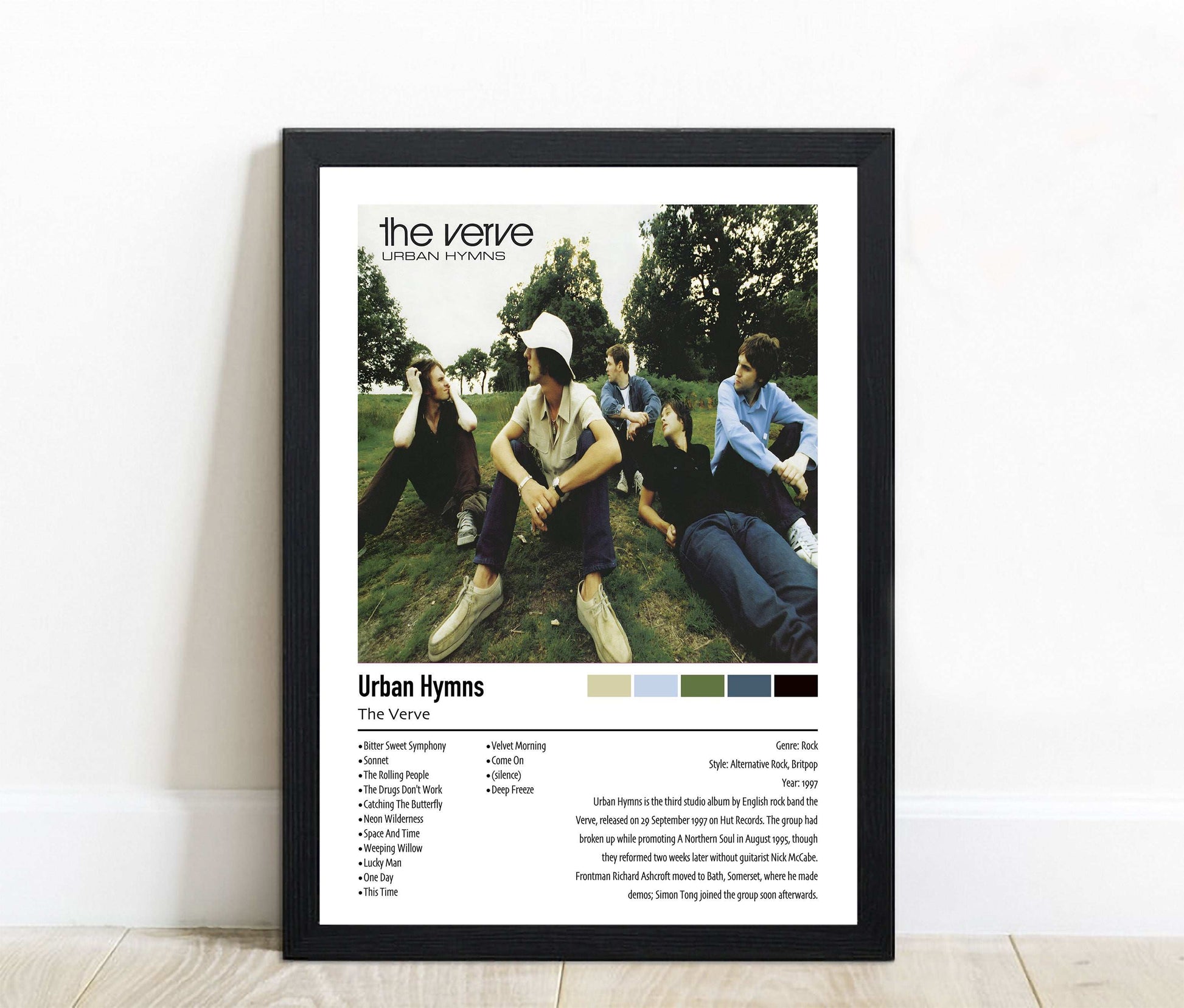 The Verve | Urban Hymns | Custom Album Cover Poster Print